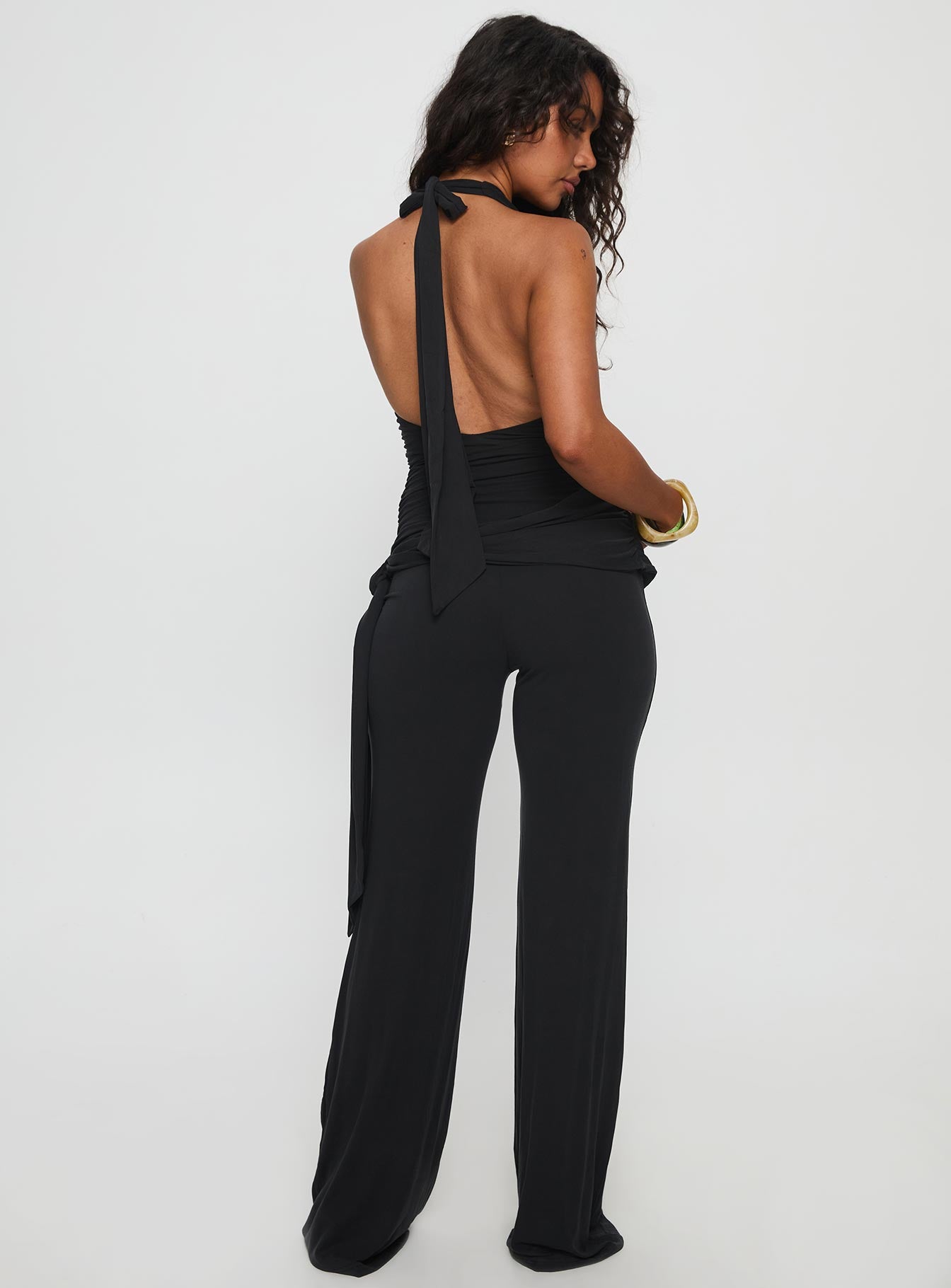 Enchantress Wide Leg Jumpsuit Black