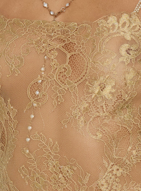 Golden Hour Camisole-Top Gold