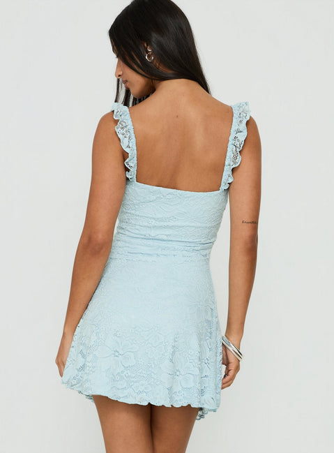 Beacall Mini Dress Blue