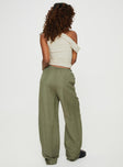 Princess Polly mid-rise  La Palma Pants Khaki