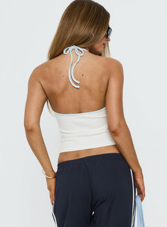Zarelle Graphic Halter Top Multi