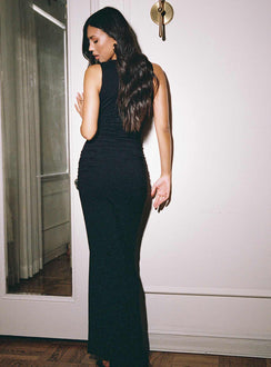 product Princess Polly High Neck  Marsielle Maxi Dress Black