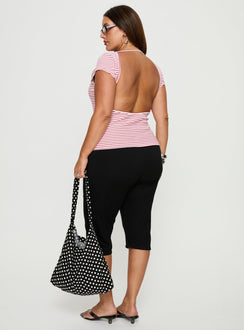 Cayte Capris Black Curve