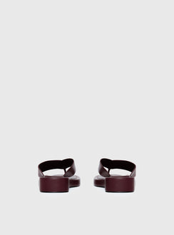 Tampa Sandals Burgundy