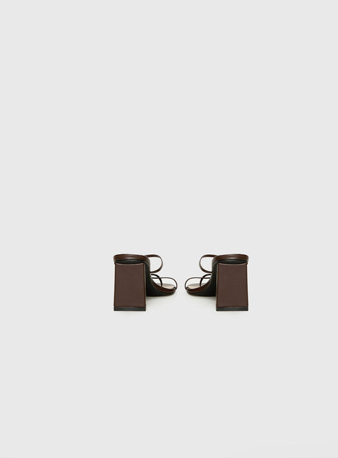The Becka Heels Chocolate