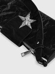 Be Your Girl Star Detail Bag Black