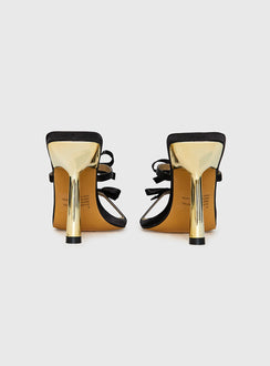 All The Frill Heels Black