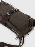 Anatolius Shoulder Bag Washed Brown