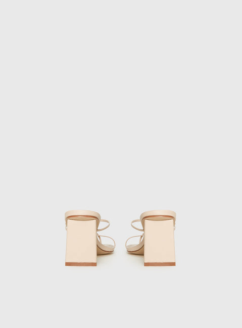 The Becka Heels Beige