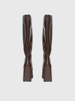 Montgomery Boots Matte Brown