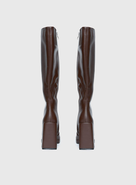 Montgomery Boots Matte Brown