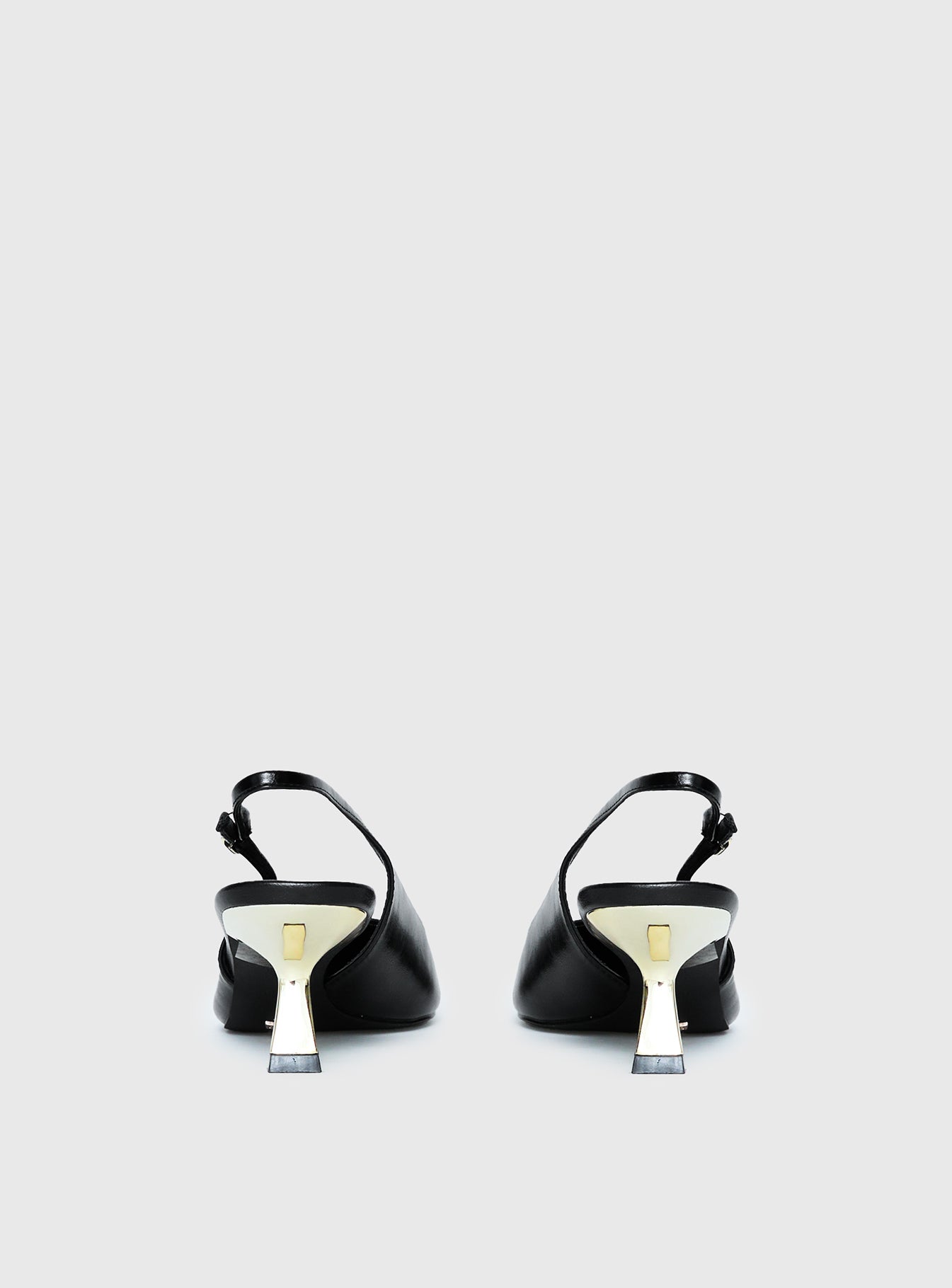 Billini Anaya Pointed Toe Heels Black / Gold