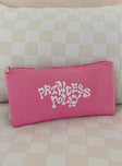 Princess Polly Pencil Case Squiggle Text Pink