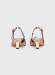 Emmaly Heels Rose Gold