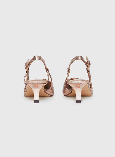 Emmaly Heels Rose Gold
