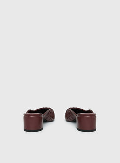 Larietta Ballet Heels Burgundy