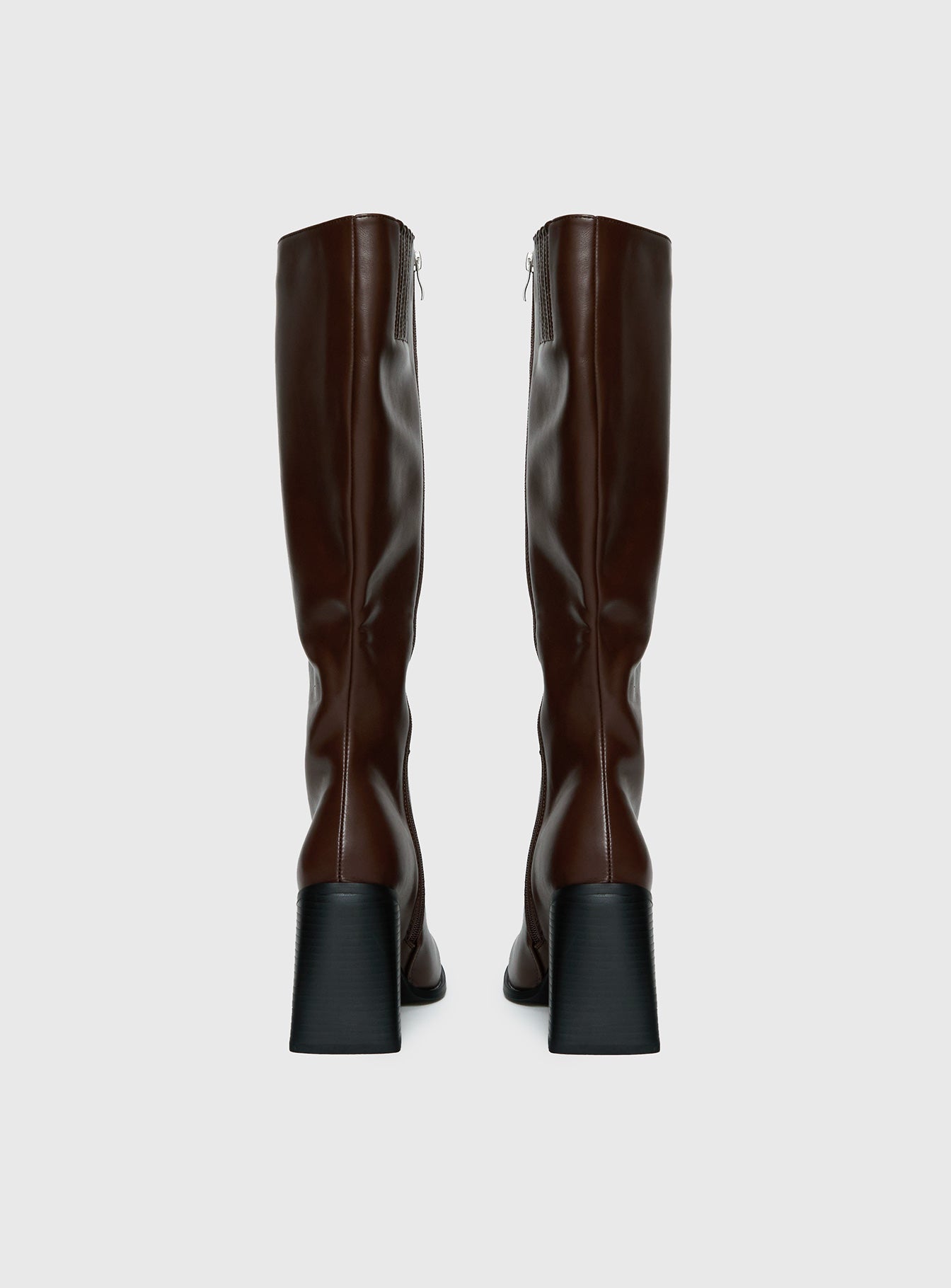 Renzo Knee High Boots Brown