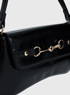 Pulse Shoulder Bag Black / Gold