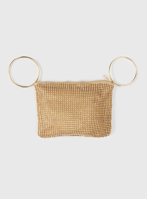 Lavish Living Sequin Bag Gold