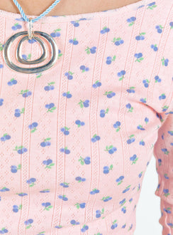 product Princess Polly Hallea Long Sleeve Mini Dress Pink 