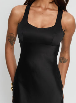 Alter Egos Drape Maxi Dress Black