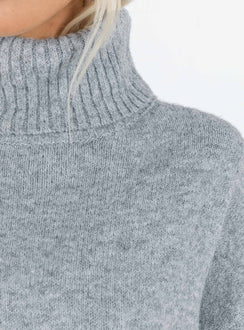 product Oswin Turtleneck Sweater Grey Princess Polly  Long 