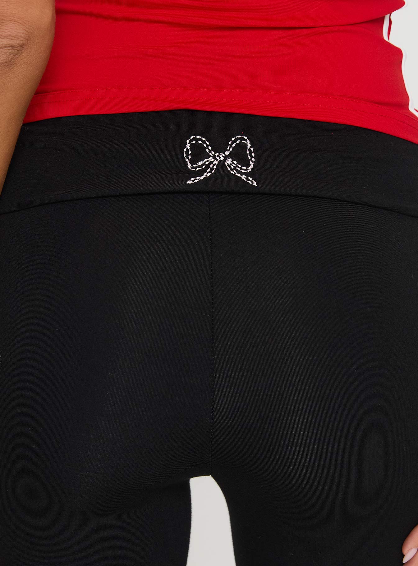 product Princess Polly Cherize Ribbon Stitch Pant Black High Waisted Pants 