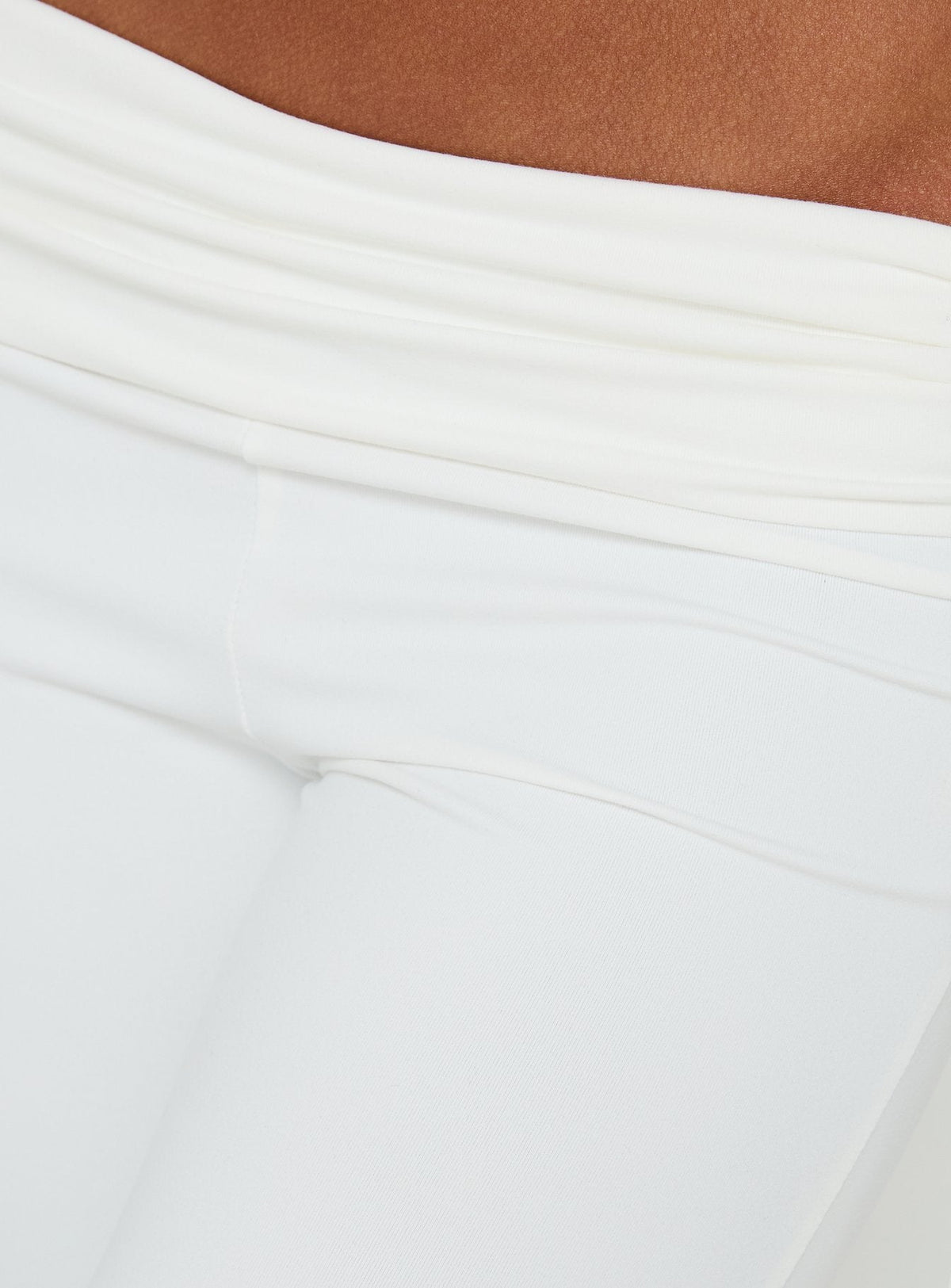 Bailor Channel Waistband Capri Trousers White