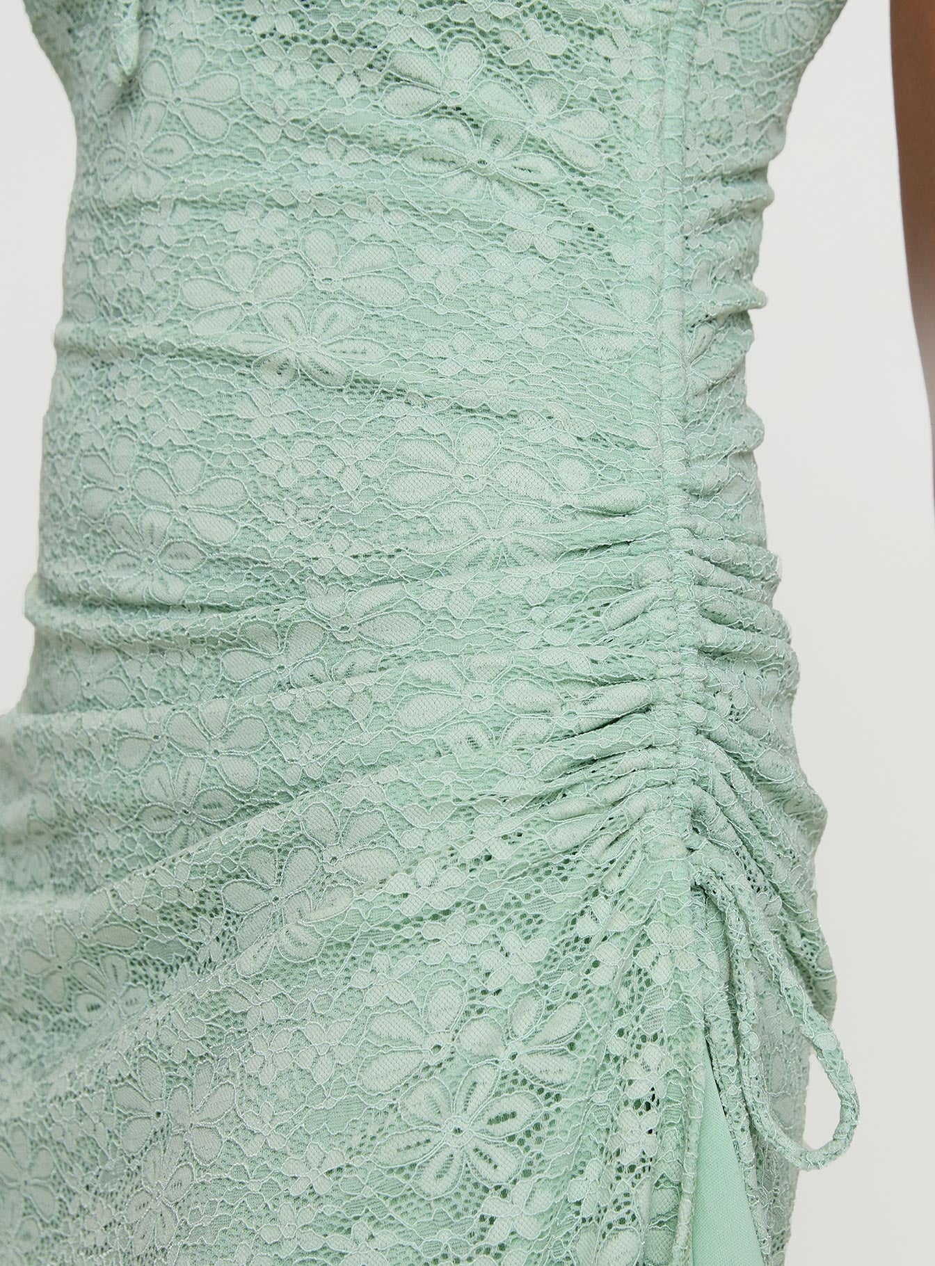 product Princess Polly Alari Mini Dress Sage Sweetheart Neckline 