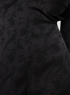 Fonda Long Sleeve Romper Black