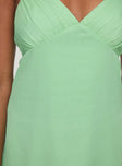 product Princess Polly Marciela Mini Dress Green V-Neck 