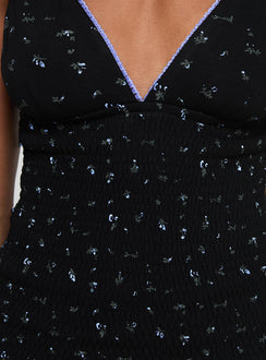 product Princess Polly Comfrey Top Black Sleeveless Plunger 