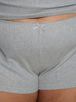 Sleepytea Rib Sleep Short Grey Curve