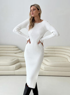 product Princess Polly High Neck  Nicky Midi Dress White