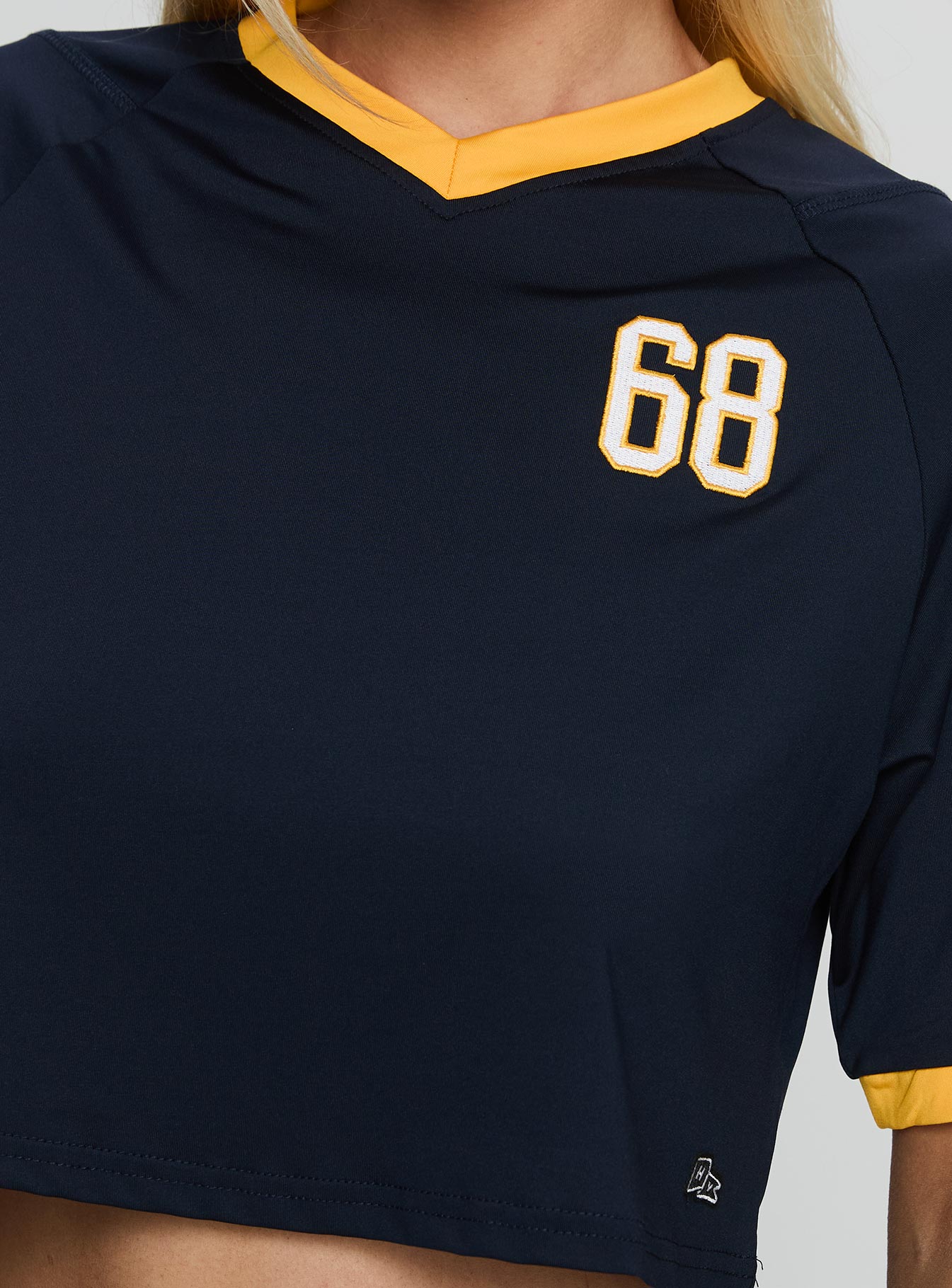 UC Berkeley Cropped Soccer Jersey Tee Blue