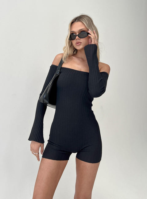 Harleigh Romper Black
