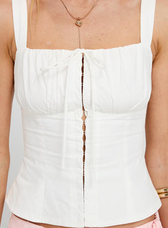 Modern Girl Top White