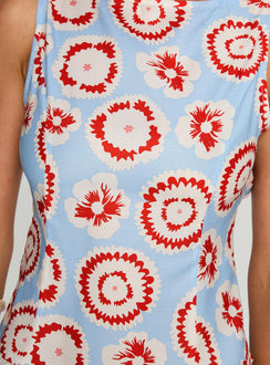 product Princess Polly Lilitina Top Multi Floral Sleeveless Crew Neck 