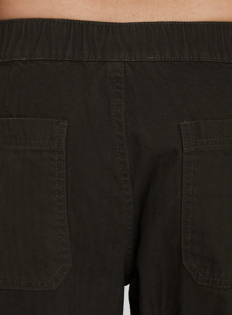 Selective Memory Low Rise Wide Leg Cargo Pants Dark Charcoal