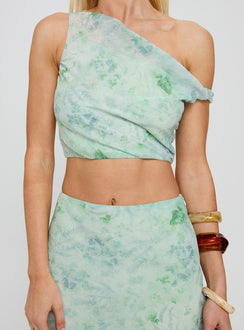 Devereaux One Shoulder Set Green