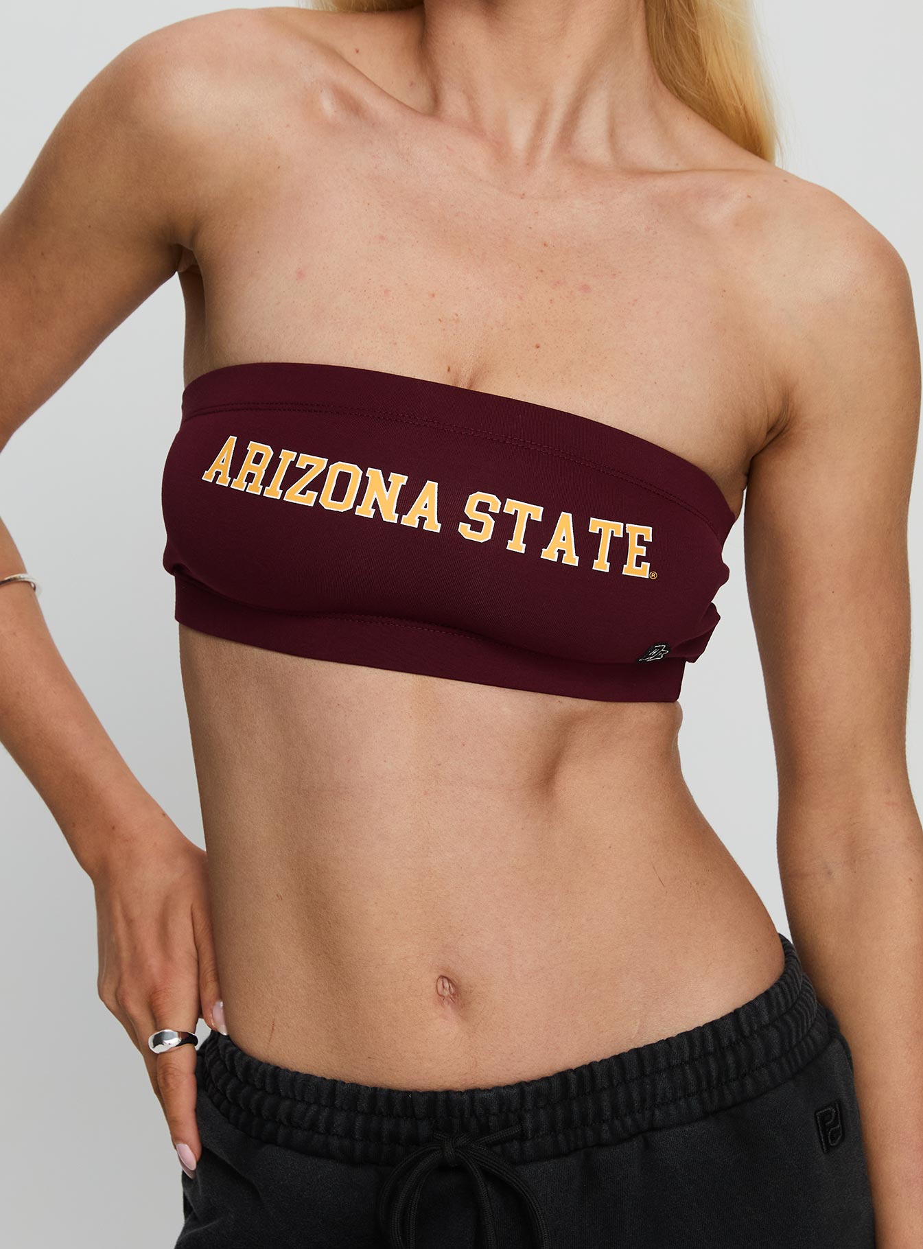 ASU Bandeau Top Maroon