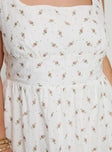 Samana Mini Dress White Curve