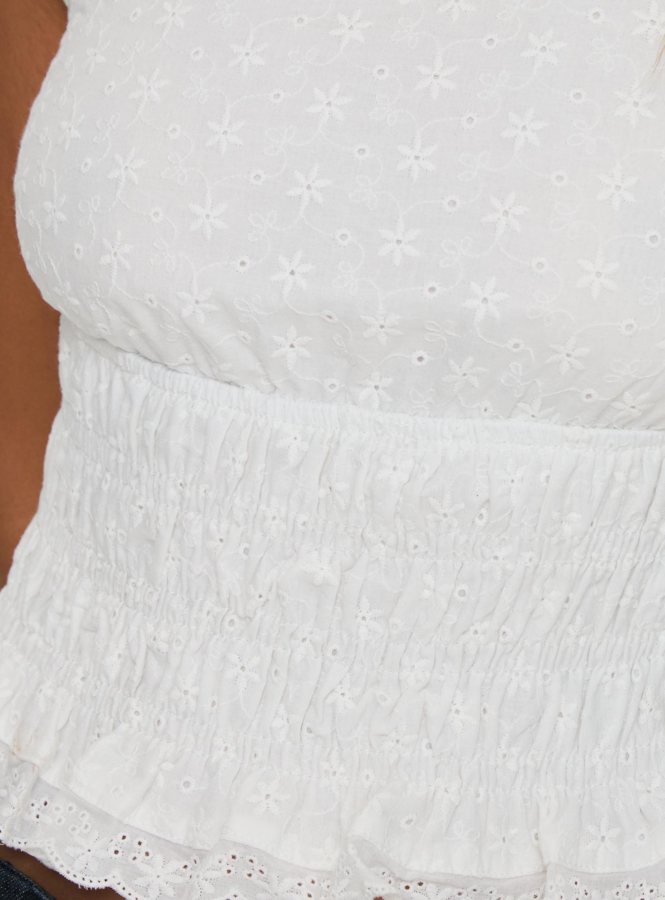 product Princess Polly Asuka Top White Sleeveless High Neck 