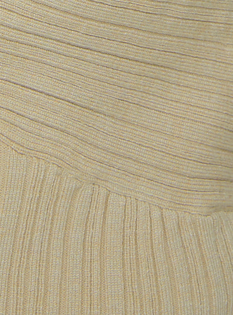 product Princess Polly Lathan Long Sleeve Rib Top Beige Full Sleeves High Neck 