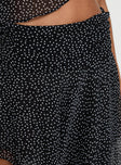 product Princess Polly Legacy Midi Skirt Onyx Polka 