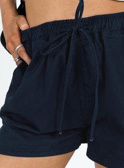 Clark Shorts Navy Princess Polly mid-rise 