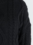 product Anaya Oversized Sweater Black Princess Polly  