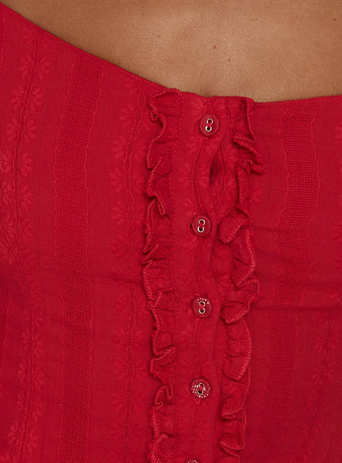 Gysella Off Shoulder Web-Top Rot