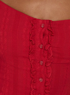 Gysella Off Shoulder Web-Top Rot