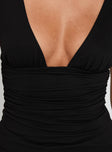 Sublime Ruched Top Black